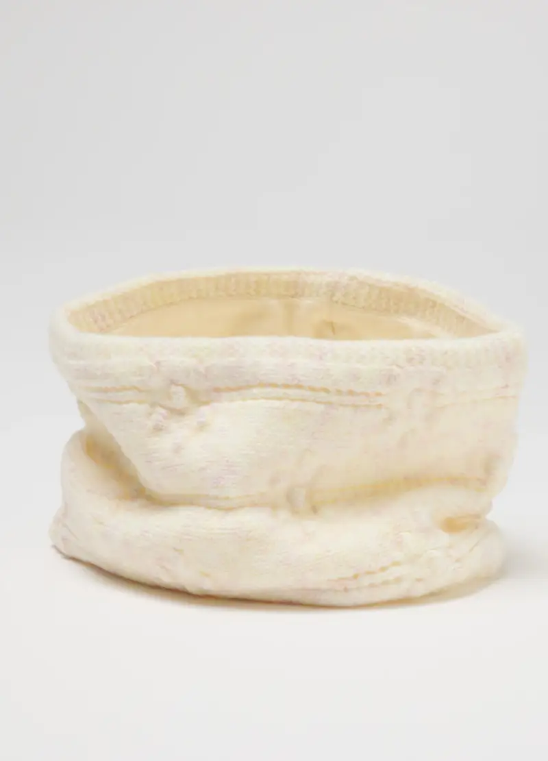 Scaldacollo Da Bambina Beige, Beige miniatura 3