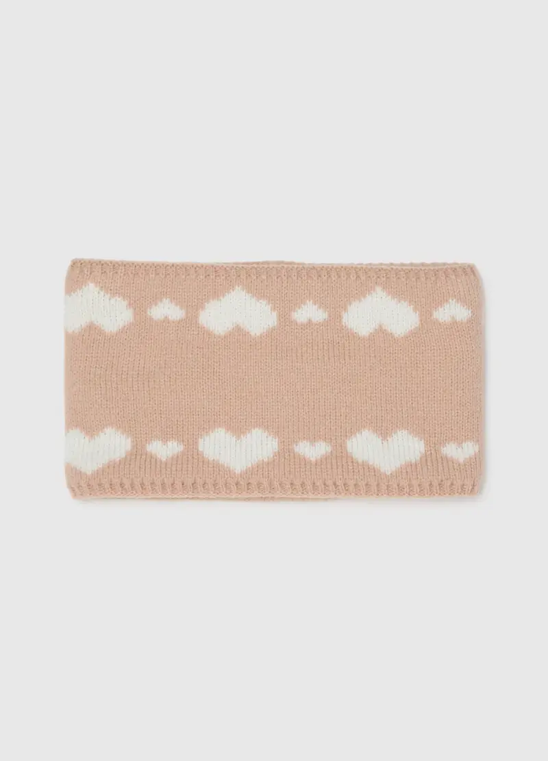 Scaldacollo Rosa In Acrilico, Bambina, Rosa