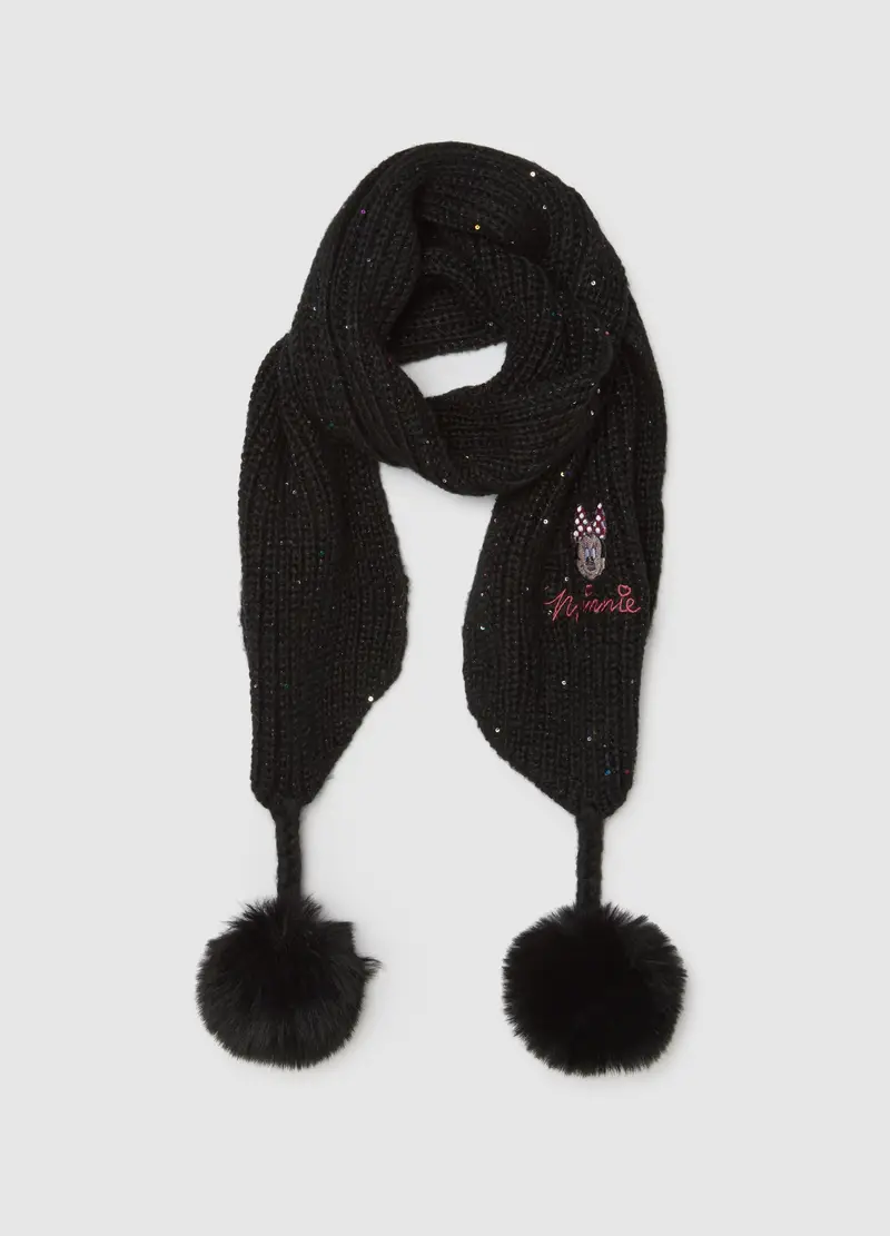 Sciarpa Nera Da Bambina, Nero