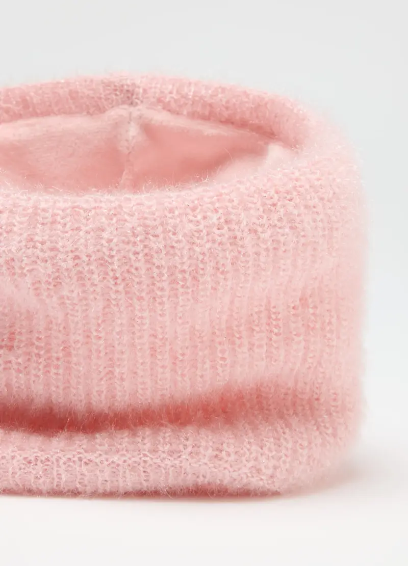 Sciarpa Rosa Per Bambina Con Fibre Metalliche, Rosa miniatura 3