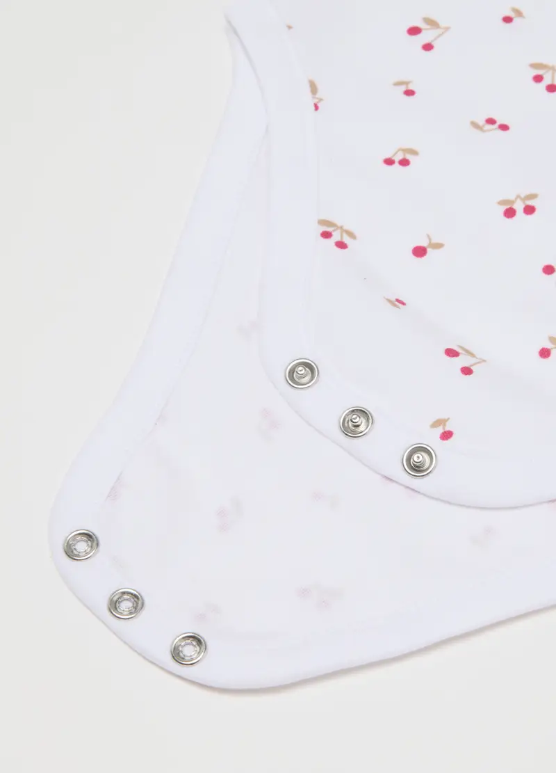 FAGOTTINO, Set Bipack Di Body Da Bambina In Puro Cotone Bianco, Bianco, Taglia: 9-12 miniatura 3