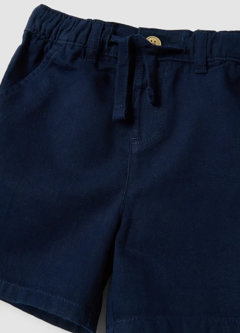 Set Camicia Pantaloncino In Misto Lino Multicolor Da Bimbo Regular Fit, Bambino, Multicolor miniatura 3