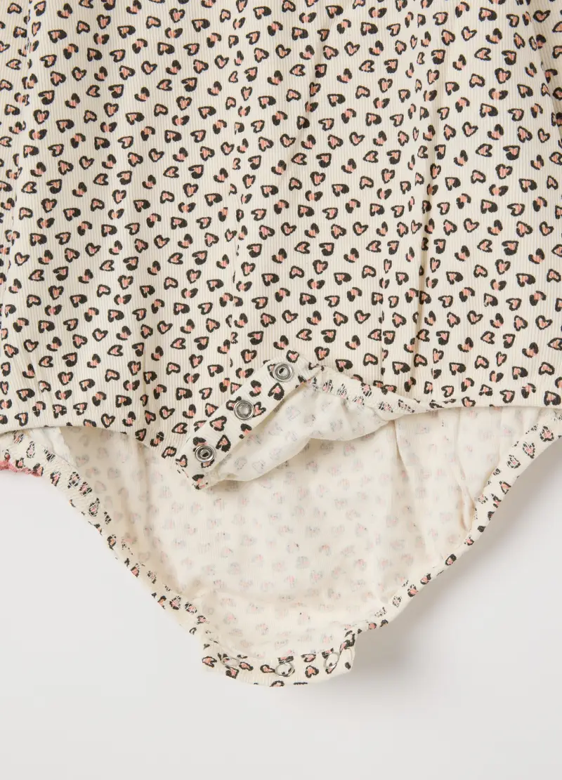 Set Da Bambina In Cotone Elasticizzato Nero, Nero miniatura 3