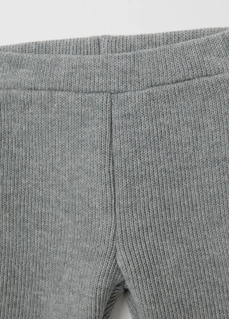 Set Da Neonata In Puro Cotone Bianco E Grigio, Multicolor miniatura 3