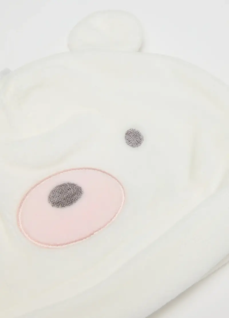 Set Da Neonato In Misto Cotone Bianco Regular Fit, Neonata, Bianco miniatura 2