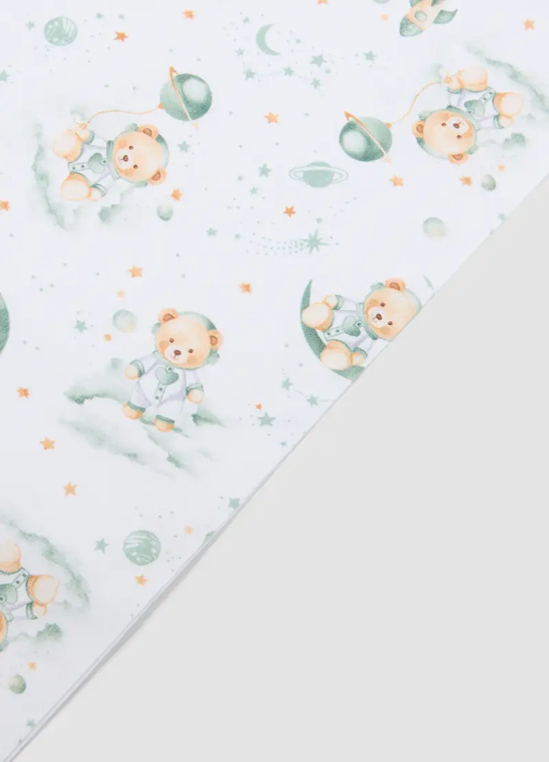 Set Di Lenzuola Per Culla In Puro Cotone Bianco Da Neonato, Unisex, Bianco miniatura 3