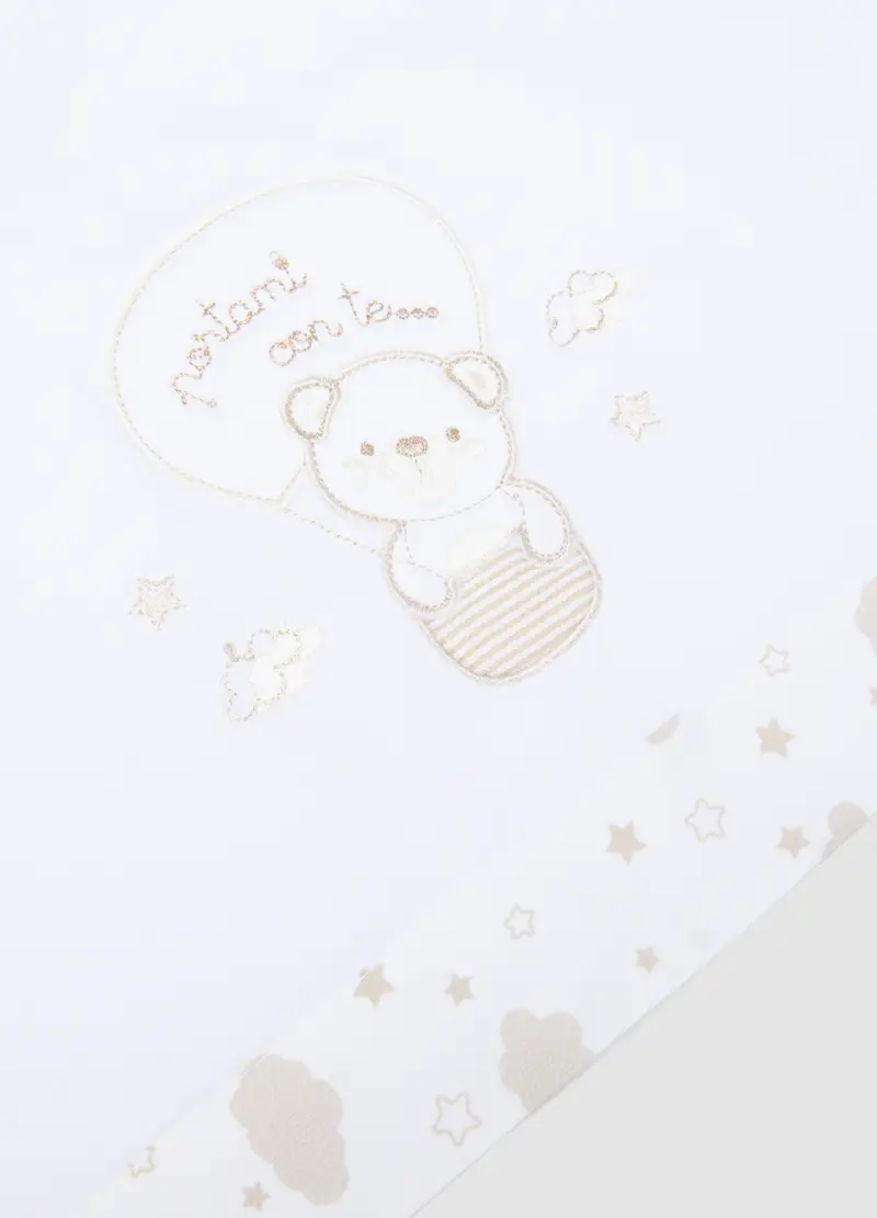 Set Di Lenzuola Per Culla In Puro Cotone Bianco Da Neonato, Unisex, Bianco miniatura 3