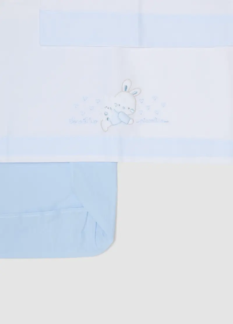 Set Di Lenzuola Per Culla In Puro Cotone Multicolor Da Neonato, Multicolor miniatura 3