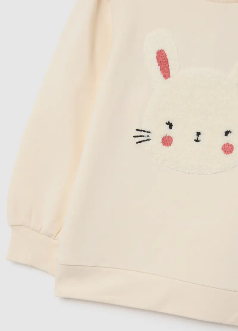 Set Felpa Leggings Per Bimbe In Cotone Multicolor Regular Fit, Bambina, Multicolor miniatura 3