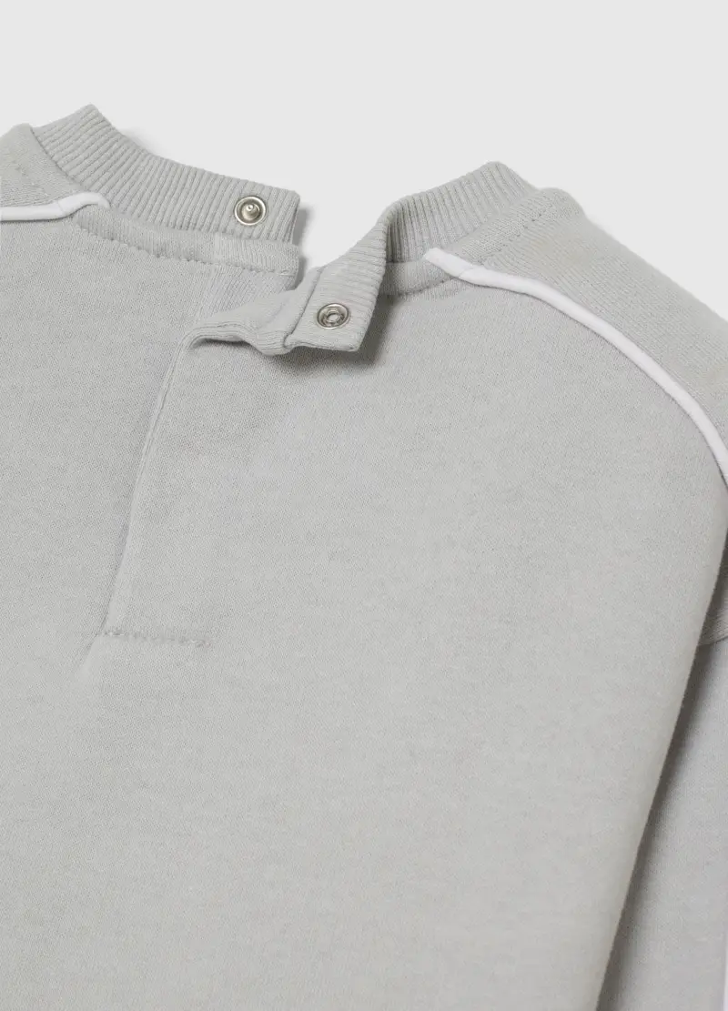 Set Felpa Pantalone Multicolor Da Bimbo In Puro Cotone Regular Fit, Bambino, Multicolor miniatura 3