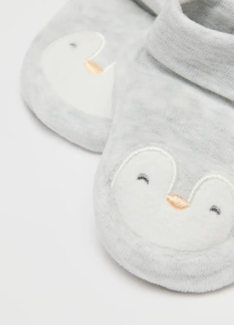 Set Grigio Neonati Con Cappello E Scarpine, Unisex, Bianco miniatura 2