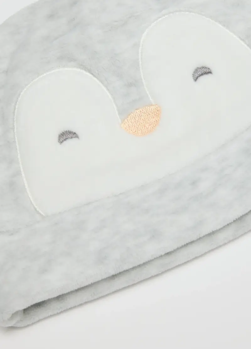 Set Grigio Neonati Con Cappello E Scarpine, Unisex, Bianco miniatura 3