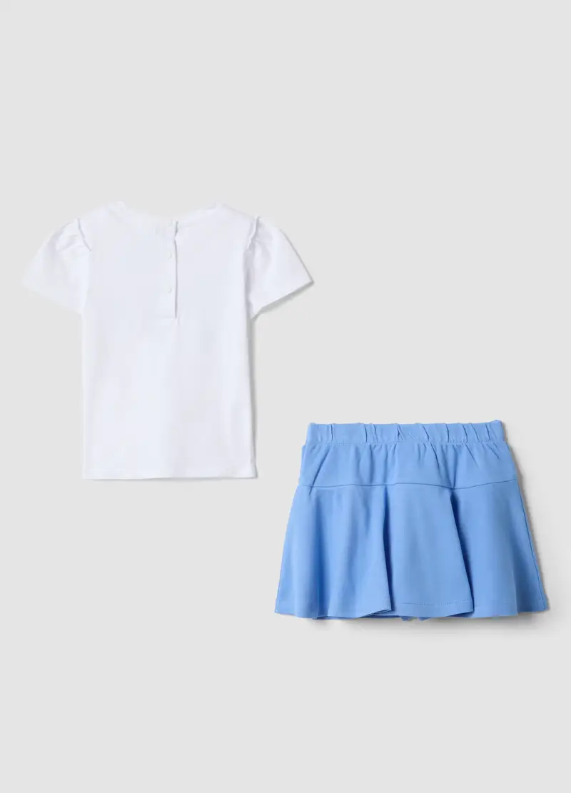 Set In Cotone Elasticizzato Multicolor Da Bimba Con Aristogatti, Bambina, Multicolor miniatura 2