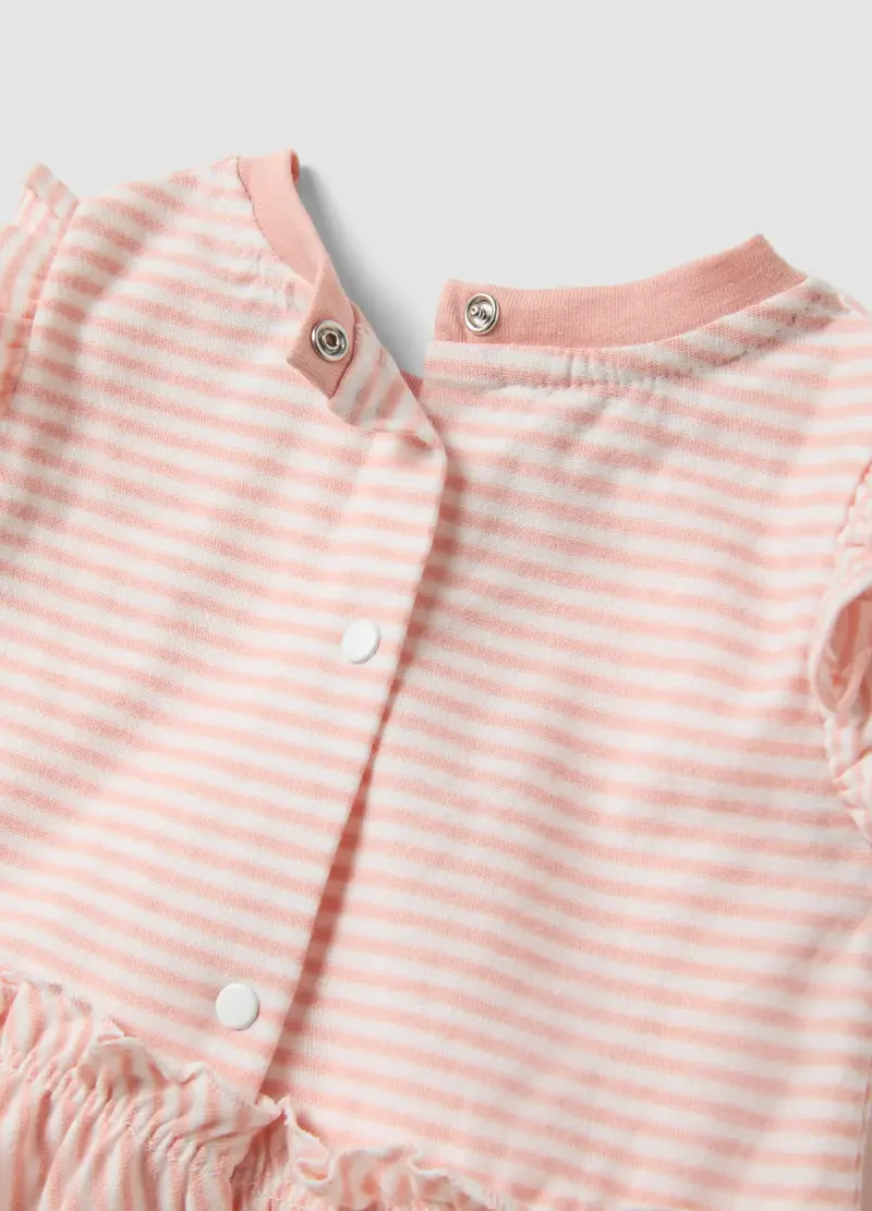 Set In Puro Cotone Multicolor Da Neonata Con Volant, Multicolor miniatura 3