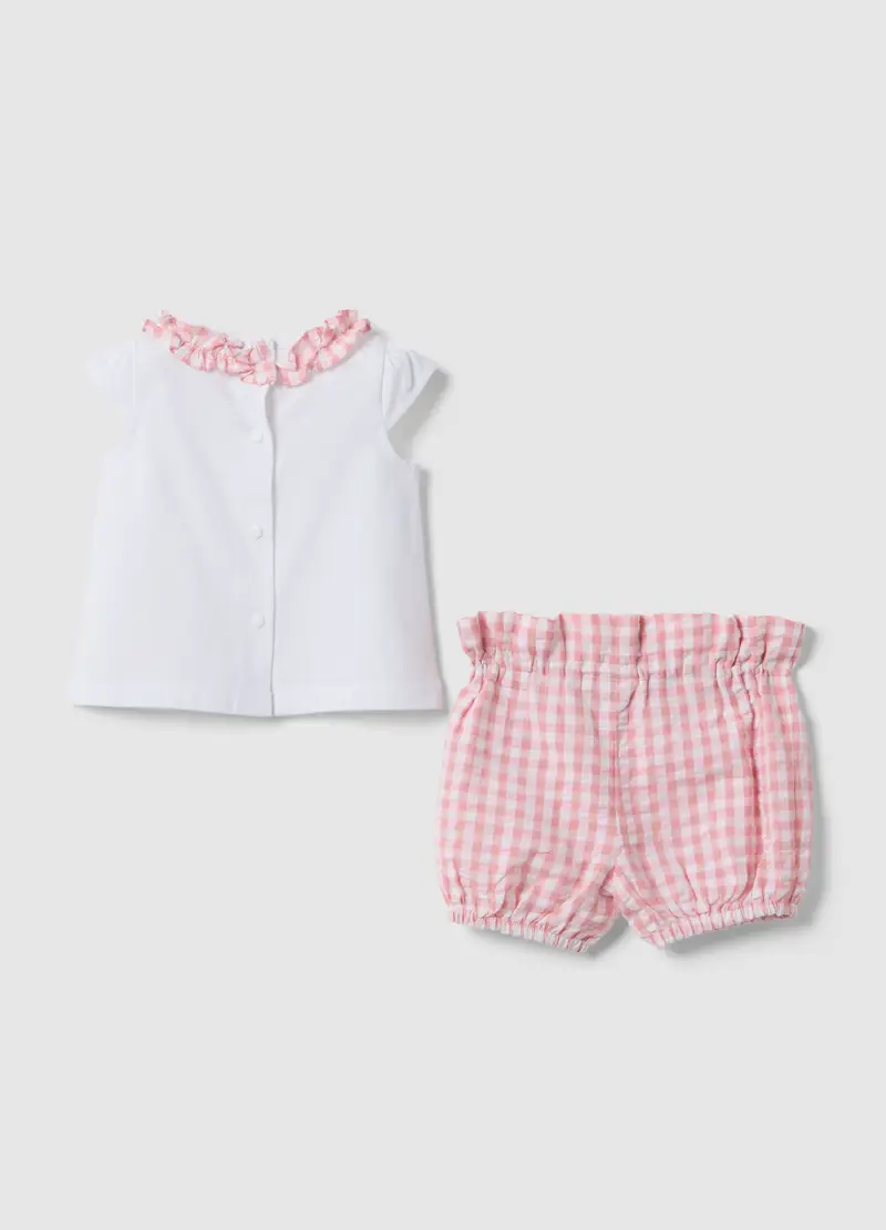 Set In Puro Cotone Multicolor Da Neonata, Multicolor miniatura 2