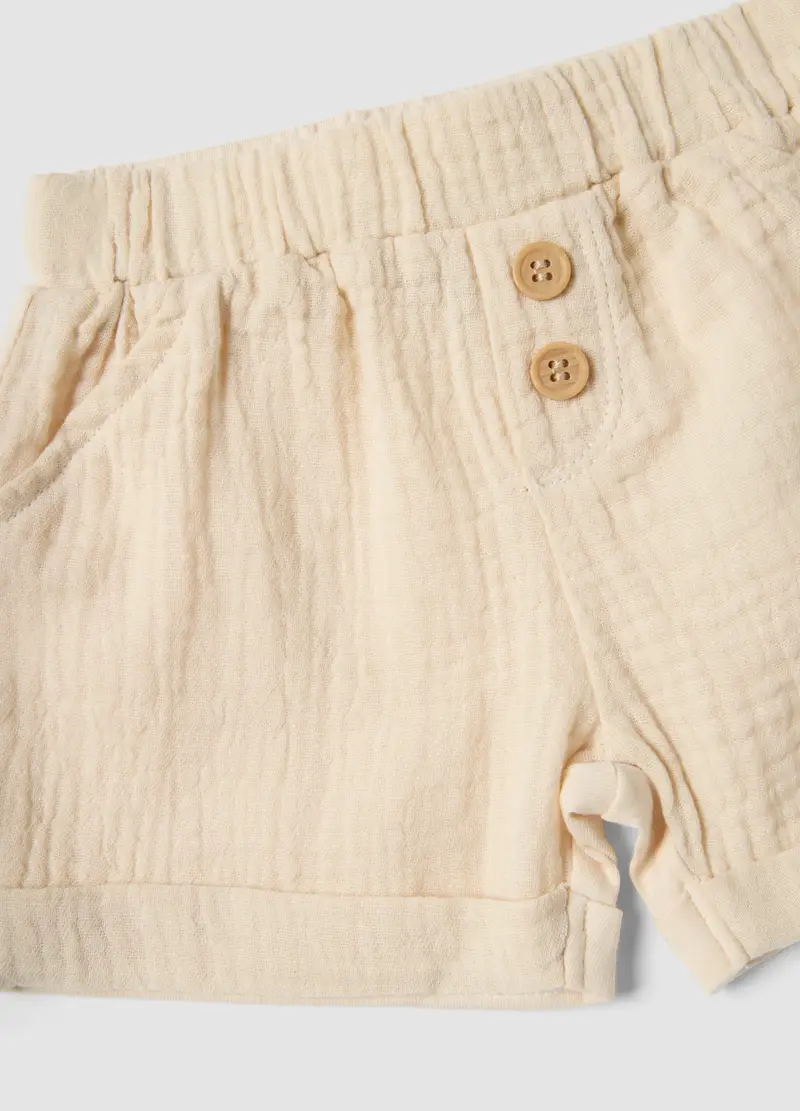 Set In Puro Cotone Multicolor Da Neonato Con Stampa E Bottoni, Multicolor miniatura 3