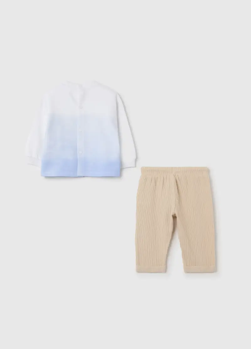 Set In Puro Cotone Multicolor Per Neonati Regular Fit, Neonato, Multicolor miniatura 2