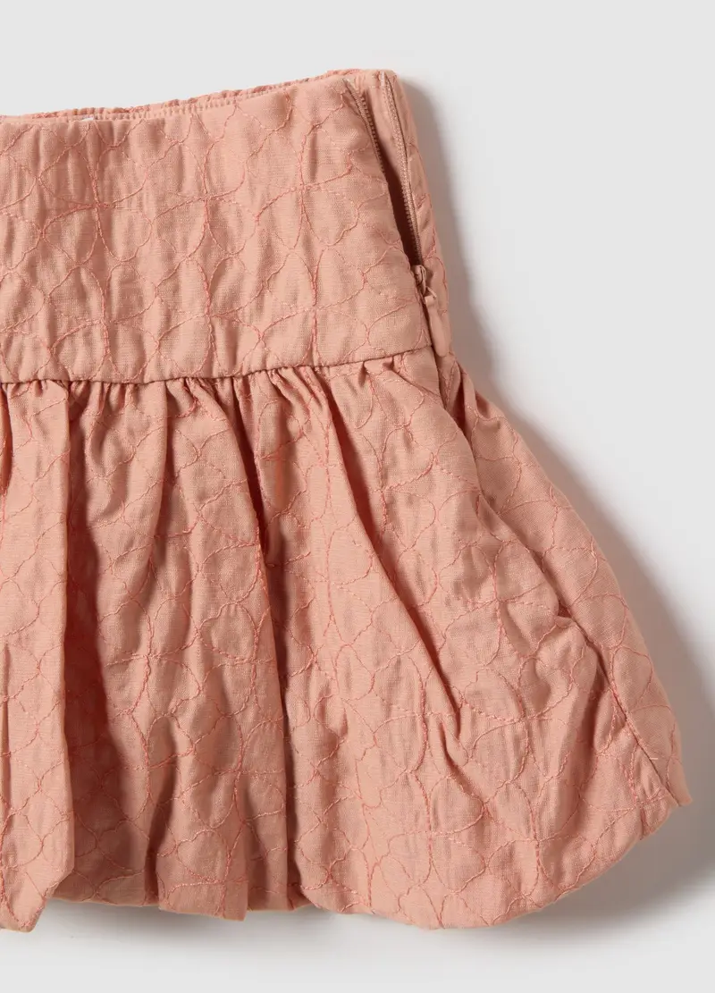 Set Maglia Gonna In Cotone Elasticizzato Multicolor Da Bimba Regular Fit, Bambina, Multicolor miniatura 3