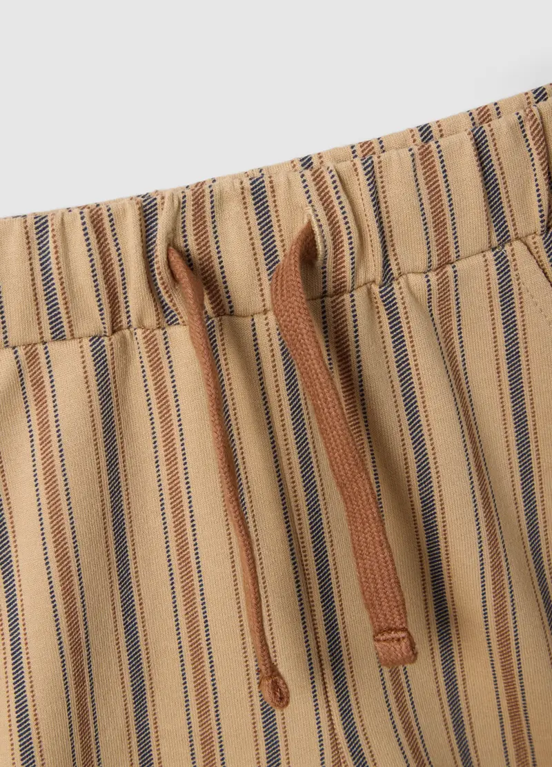 Set Maglia Shorts In Puro Cotone Multicolor Da Bimbo Con Topolino, Bambino, Multicolor miniatura 3