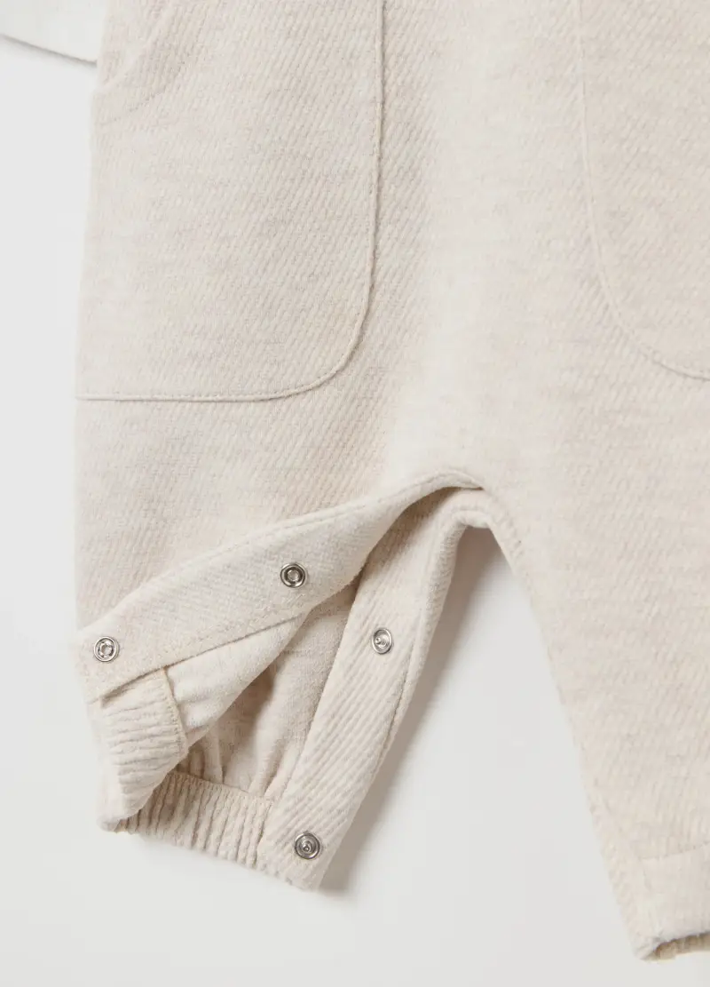 Set T-shirt Con Stampa E Salopette, Neonato, Multicolor miniatura 3