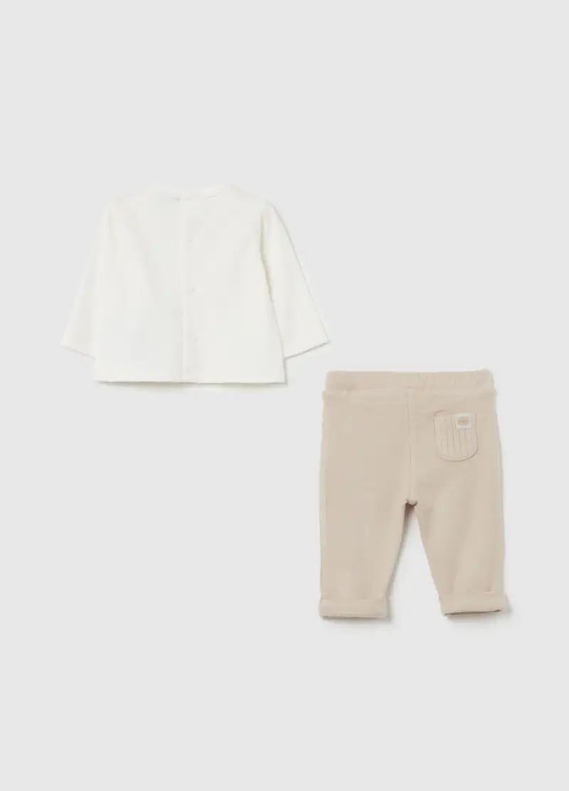 Set T-shirt E Pantaloni "home Is Where My Mum Is!", Unisex, Multicolor miniatura 2