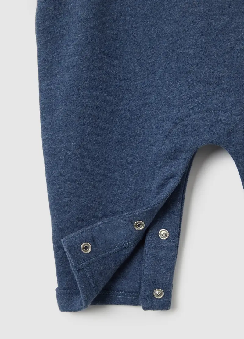 Set T-shirt E Salopette Multicolor Da Neonato In Puro Cotone, Multicolor miniatura 3