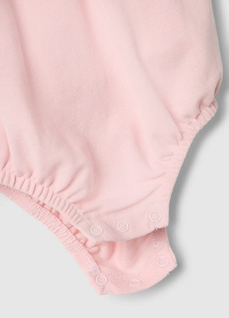 Set T-shirt Overall In Puro Cotone Multicolor Da Neonata, Multicolor miniatura 3