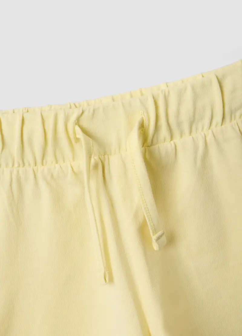 Set T-shirt Shorts In Puro Cotone Multicolor Da Bimba Regular Fit, Bambina, Multicolor miniatura 3