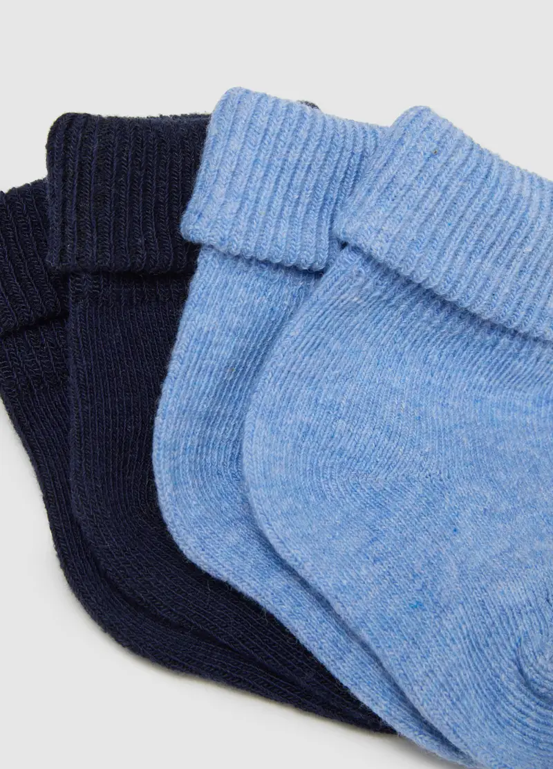 Set Tripack Calzini Da Neonato In Misto Cotone Multicolor, Multicolor miniatura 2