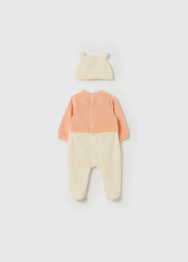 Set Tutina E Berretto Winnie The Pooh, Unisex, Multicolor miniatura 2