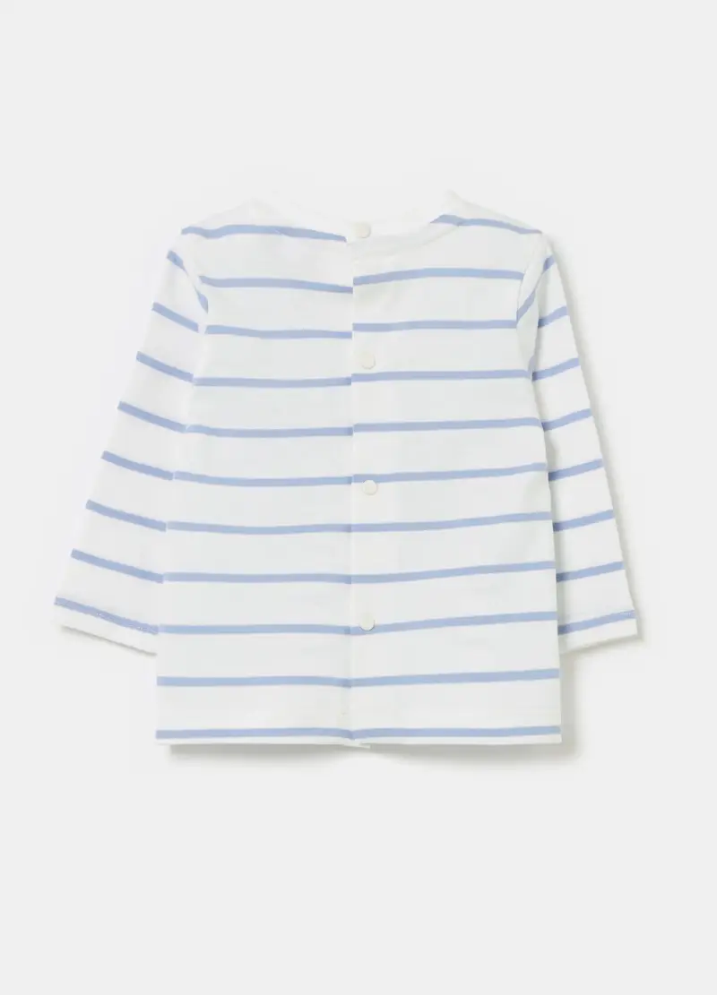 T-shirt A Maniche Lunghe Con Stampa Orsetti, Neonato, Multicolor miniatura 2