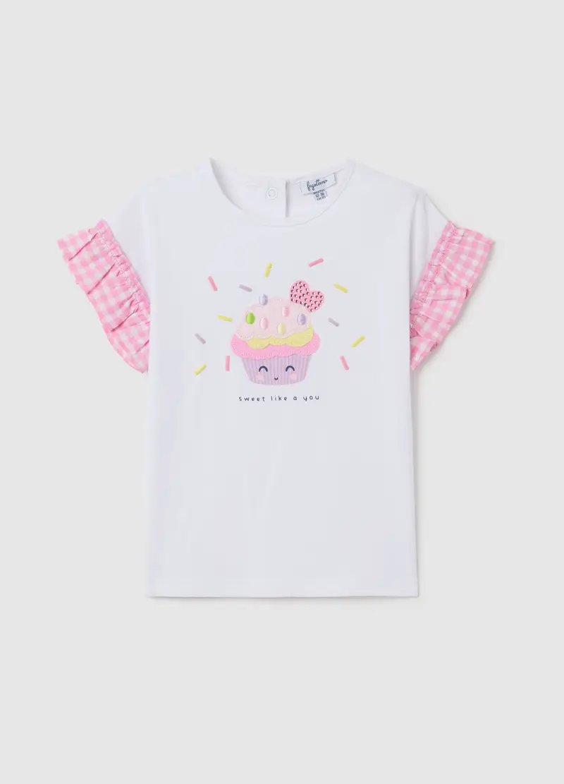 FAGOTTINO T-shirt Bambina Bianco 987337