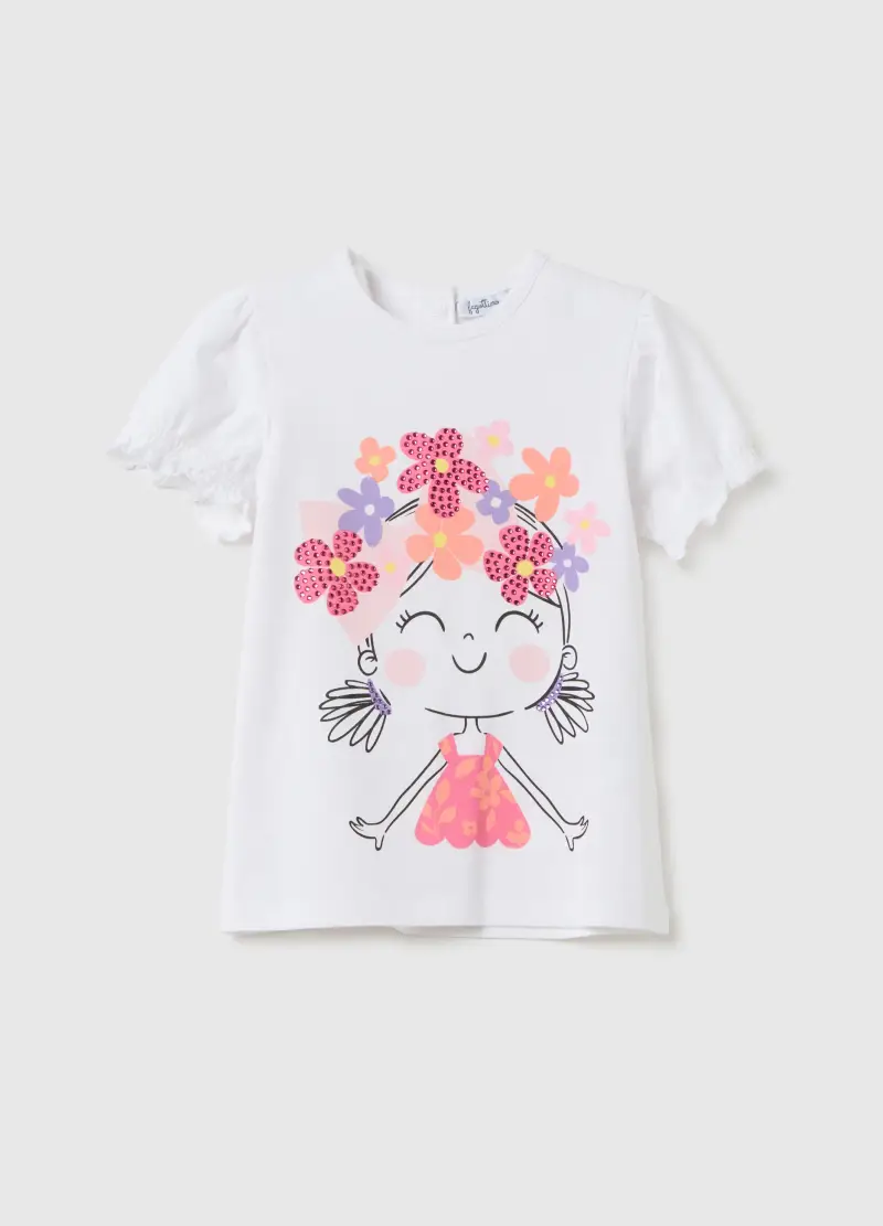 FAGOTTINO T-shirt Bambina Bianco 3983849