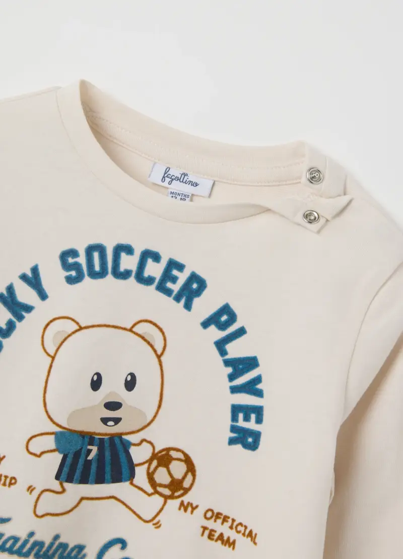 FAGOTTINO T-shirt Bambino Beige 3408693 miniatura 3