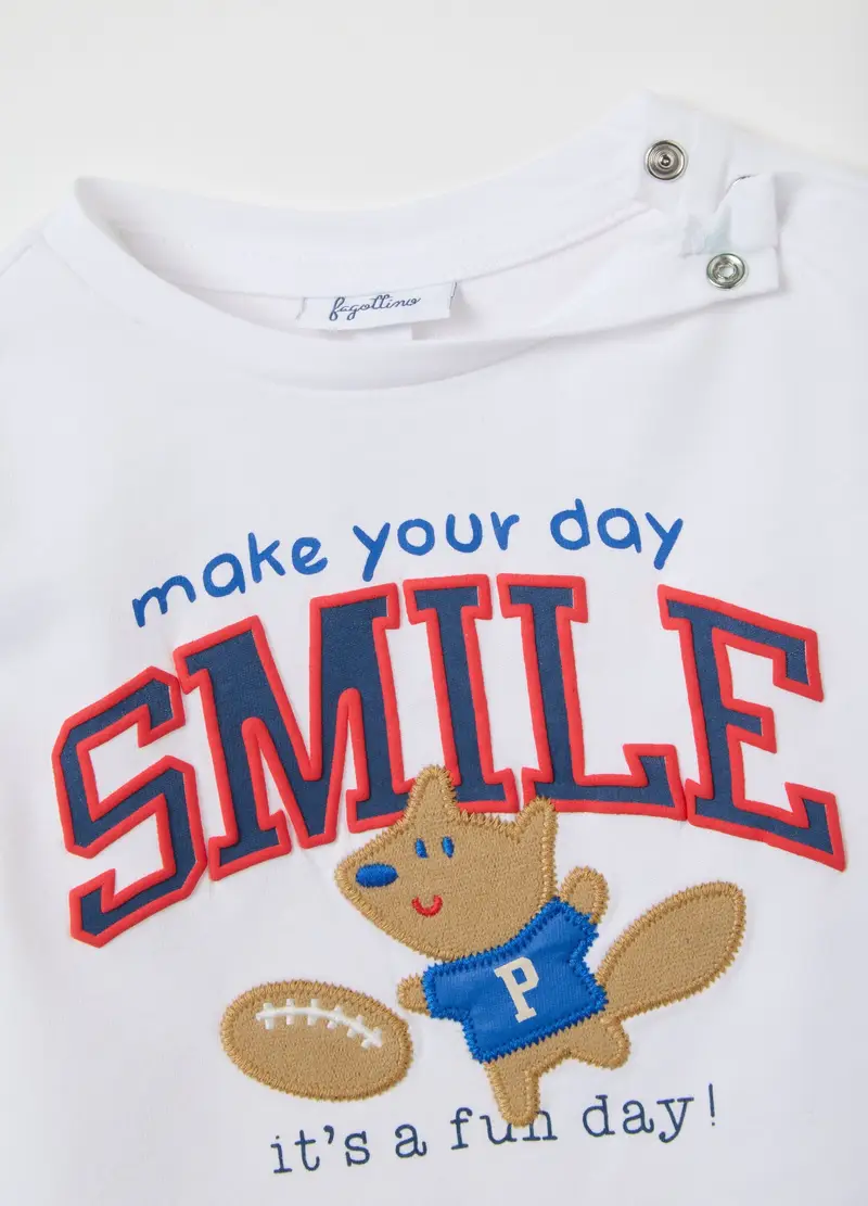 FAGOTTINO T-shirt Bambino Bianco 1091533 miniatura 3