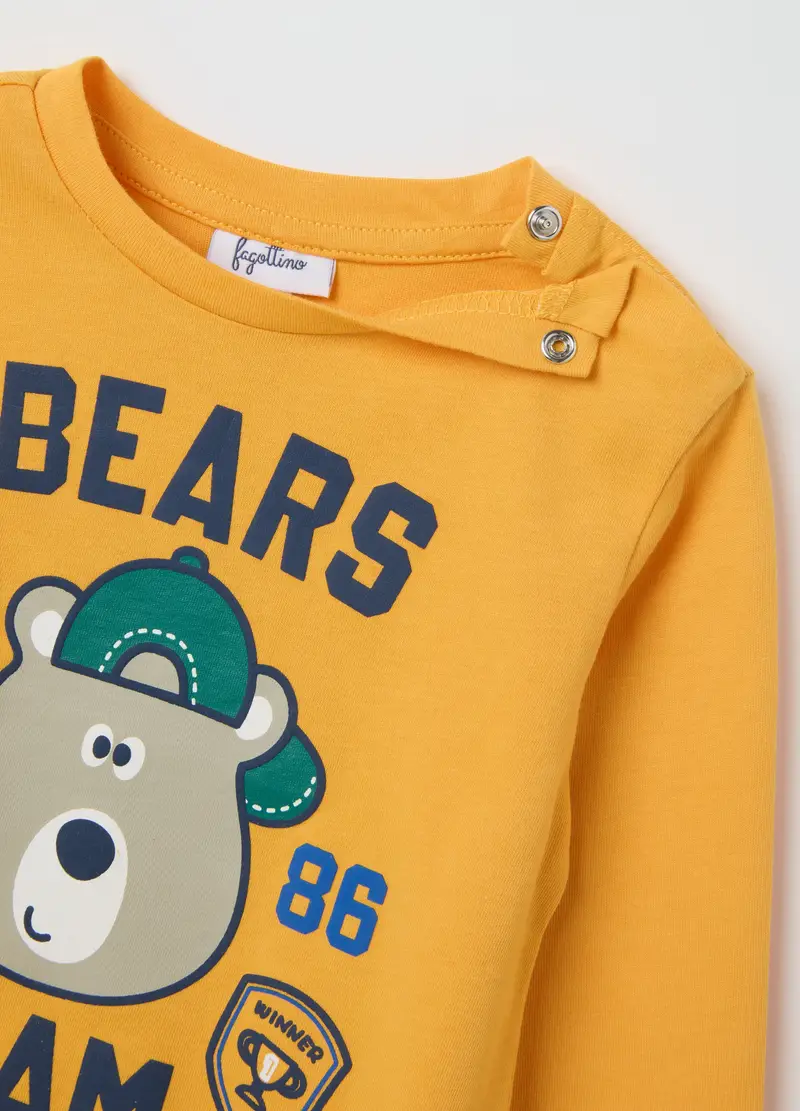 FAGOTTINO T-shirt Bambino Giallo 1175422 miniatura 3