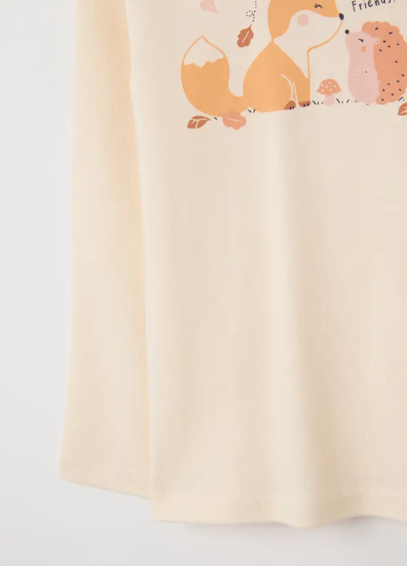 FAGOTTINO T-shirt Bambina Beige 2616410 miniatura 3