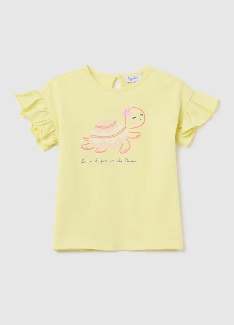 FAGOTTINO T-shirt Bambina Giallo 987324