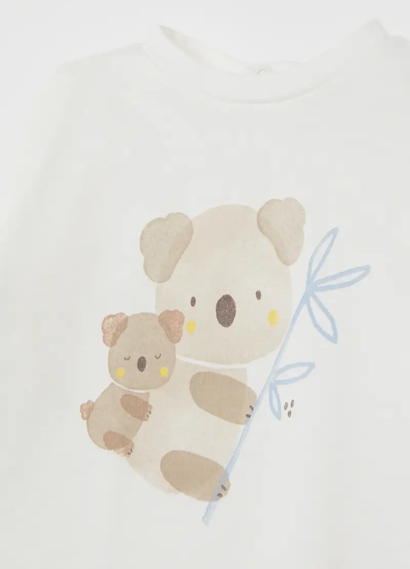 FAGOTTINO T-shirt Neonato Bianco 4103101 miniatura 3