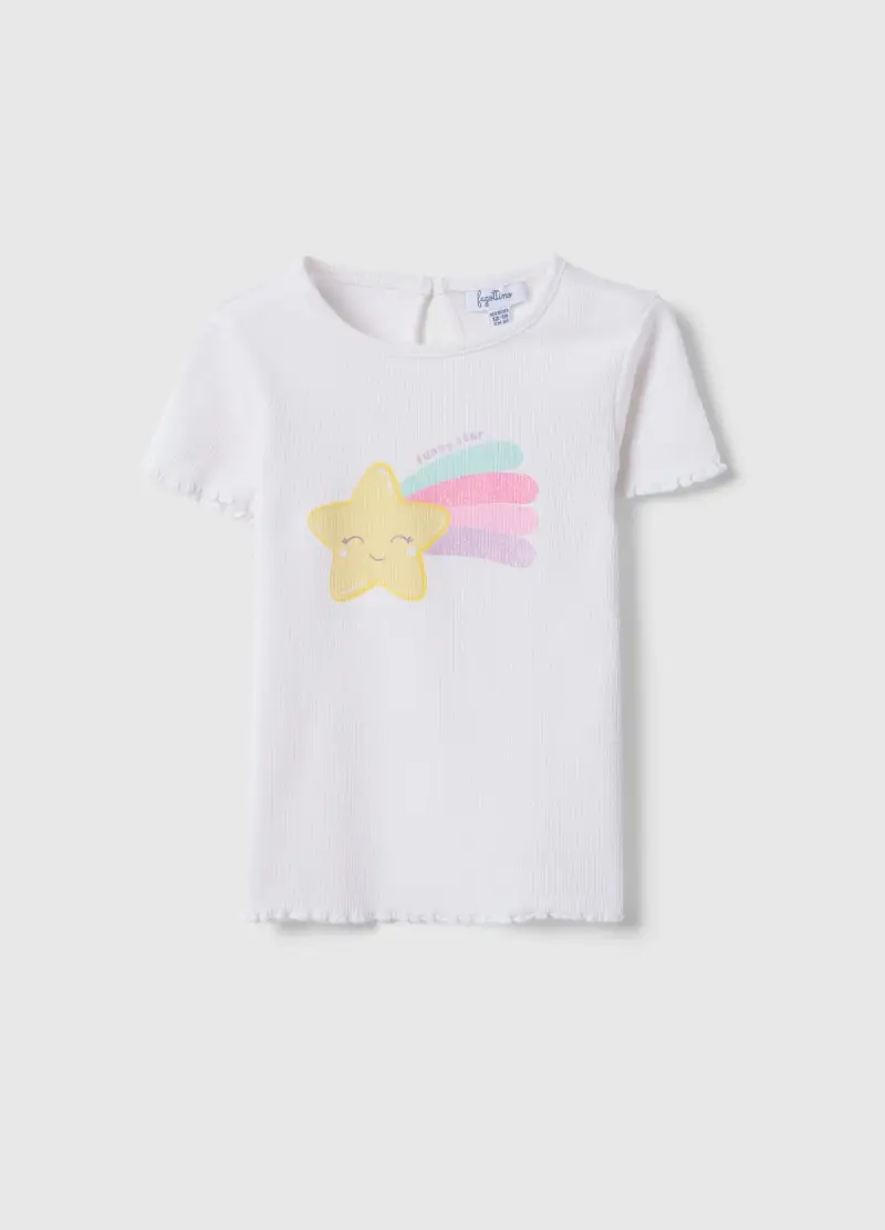 FAGOTTINO T-shirt Bambina Bianco 4330339