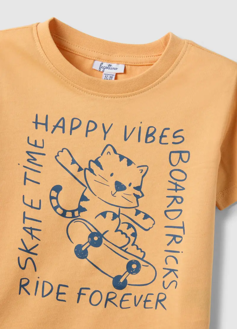 FAGOTTINO T-shirt Bambino Arancione 4329885 miniatura 3