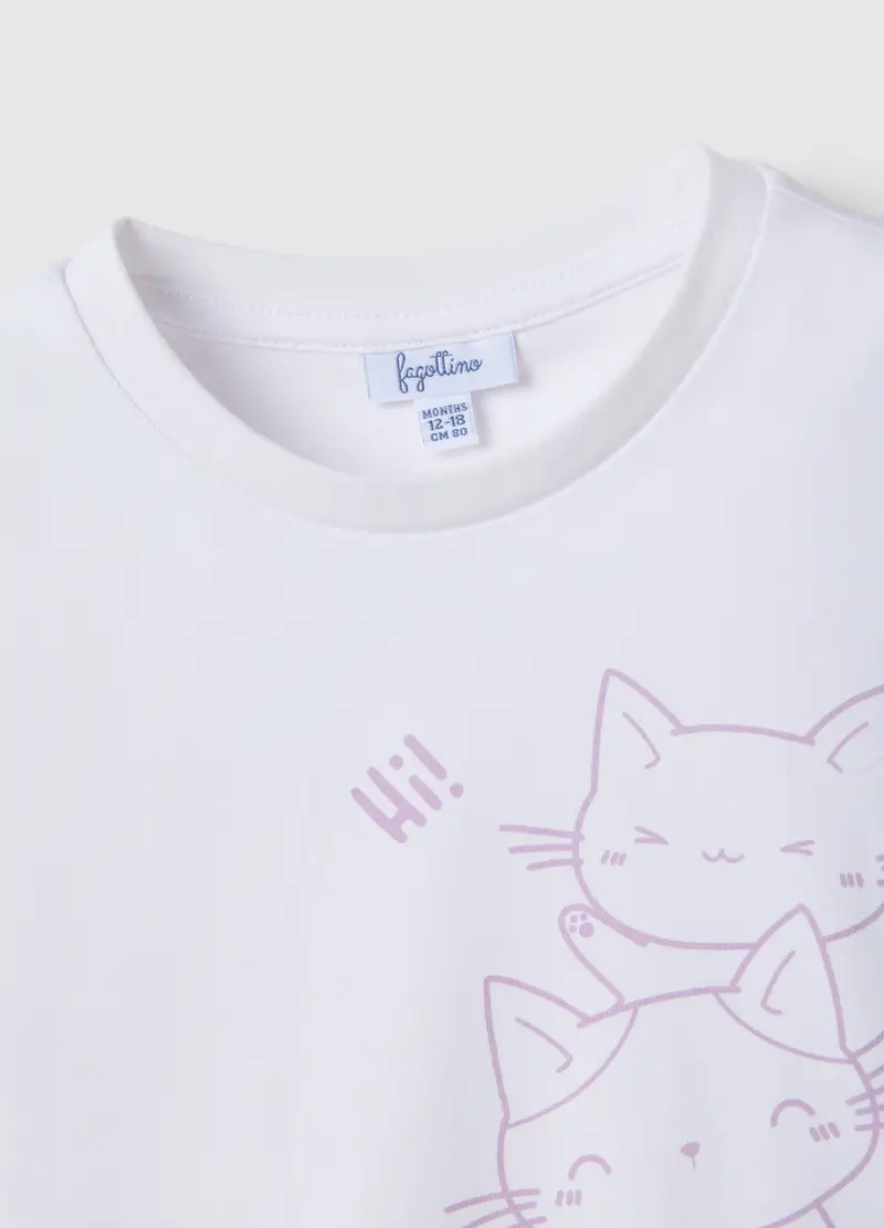 FAGOTTINO T-shirt Bambina Bianco 4312509 miniatura 3