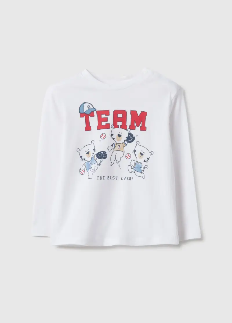 FAGOTTINO T-shirt Bambino Bianco 3984194