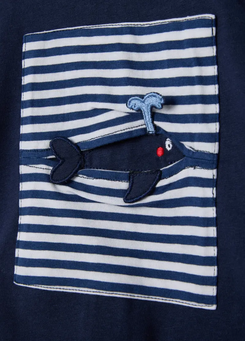 FAGOTTINO T-shirt Neonato Blu 3983858 miniatura 3