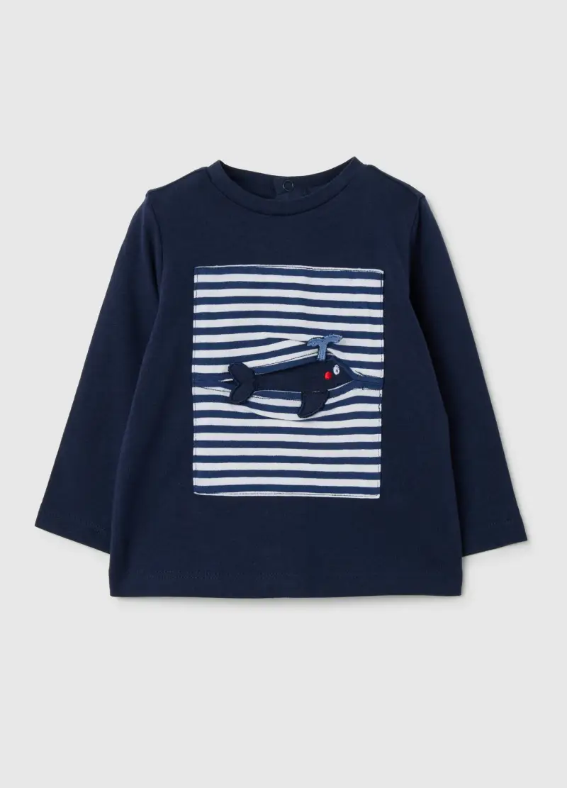 FAGOTTINO T-shirt Neonato Blu 3983858