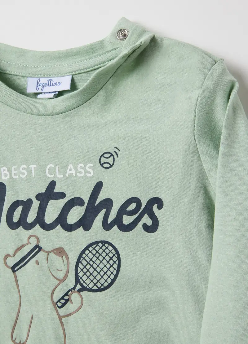 FAGOTTINO T-shirt Bambino Verde 4154528 miniatura 3