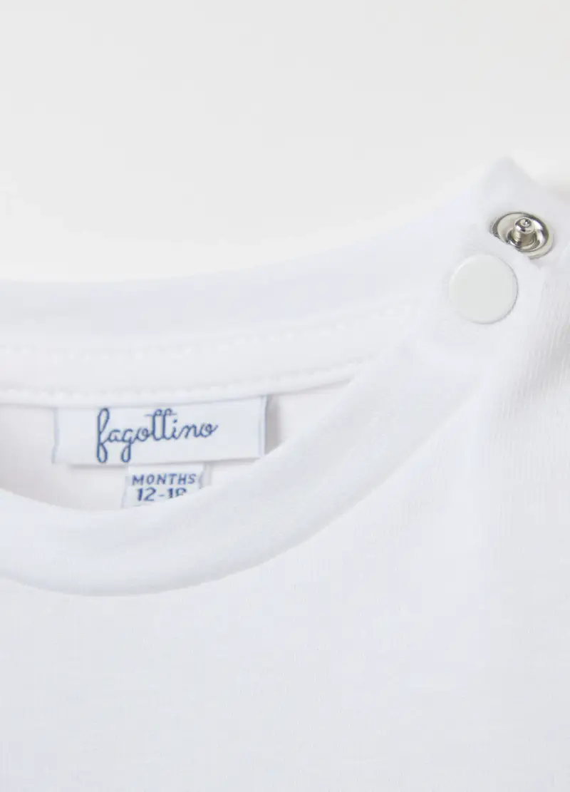FAGOTTINO T-shirt Bambino Bianco 4011187 miniatura 3