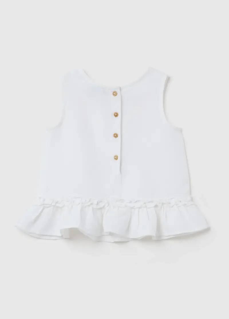 FAGOTTINO Top Bambina Bianco 3983824 miniatura 2