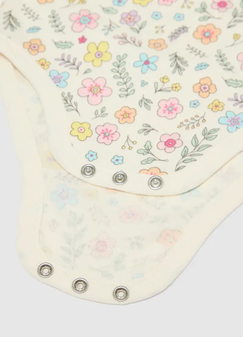 Tripack Body In Puro Cotone Multicolor Da Neonata, Bambina, Multicolor miniatura 3