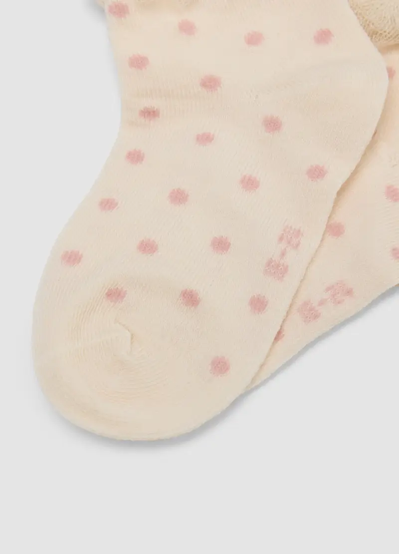 Tripack Calzini In Misto Cotone Elasticizzato Multicolor Da Neonata, Bambina, Multicolor miniatura 2